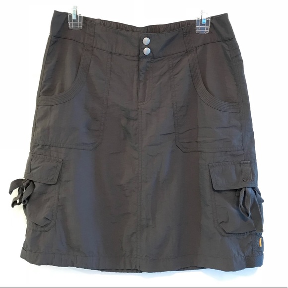 Lucy Dresses & Skirts - Lucy nylon skirt in dark grey